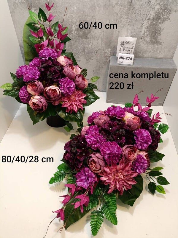 Komplet nagrobny nr 874