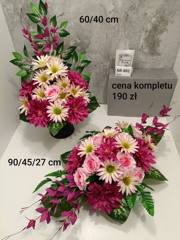 Komplet nagrobny nr 881