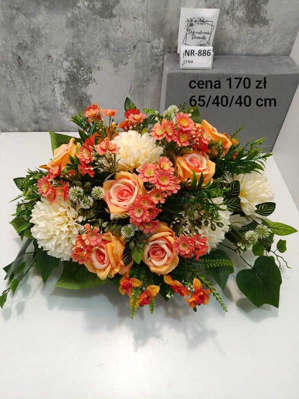 Kompozycja nr 885 wiązanka stroik