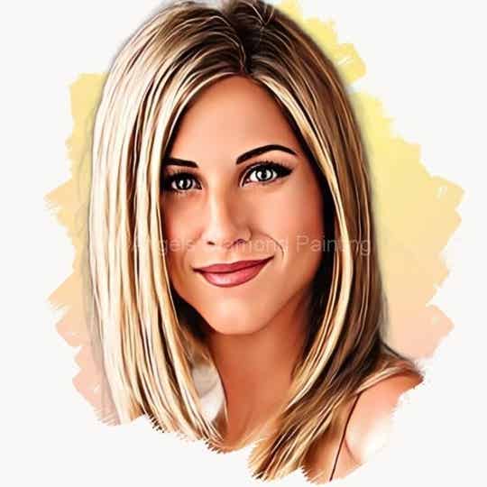 Diamond Painting Portret Jennifer Aniston 2