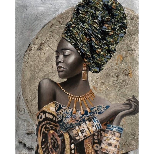 Diamond Painting Afrikaanse Vrouw 1