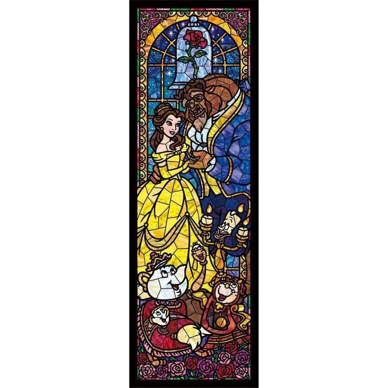 Diamond Painting Beauty & the Beast Glas in Lood
