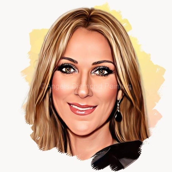 Diamond Painting Portret Celine Dion 1