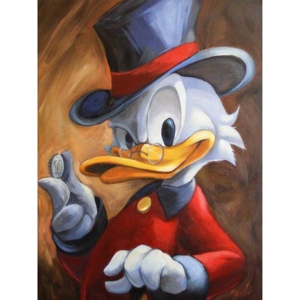 Diamond Painting Dagobert Duck 1