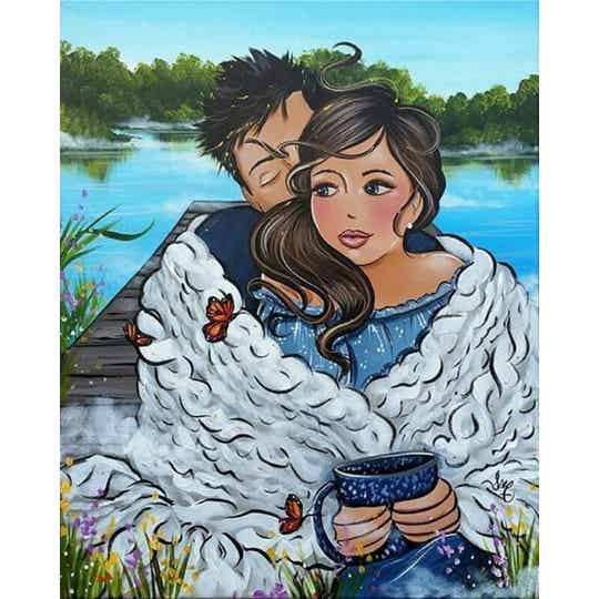 Diamond Painting Dikke Dames 29