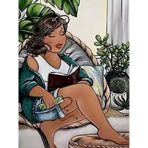 Diamond Painting Dikke Dames 55