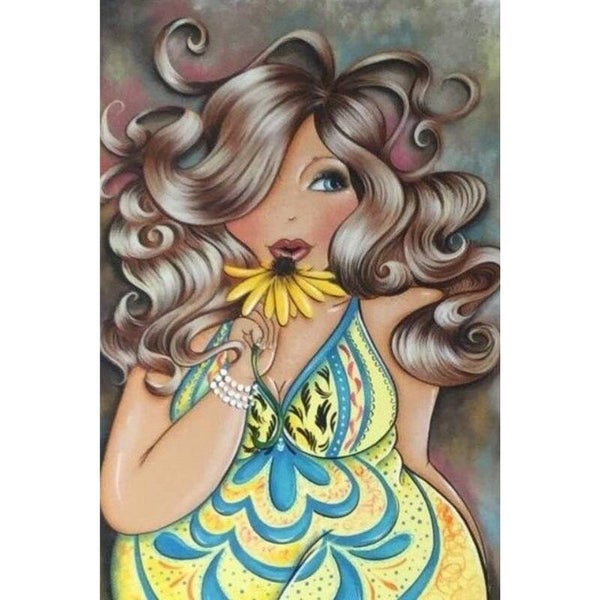 Diamond Painting Dikke Dames 63