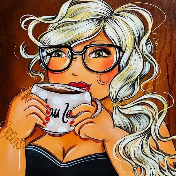 Diamond Painting Dikke Dames 72