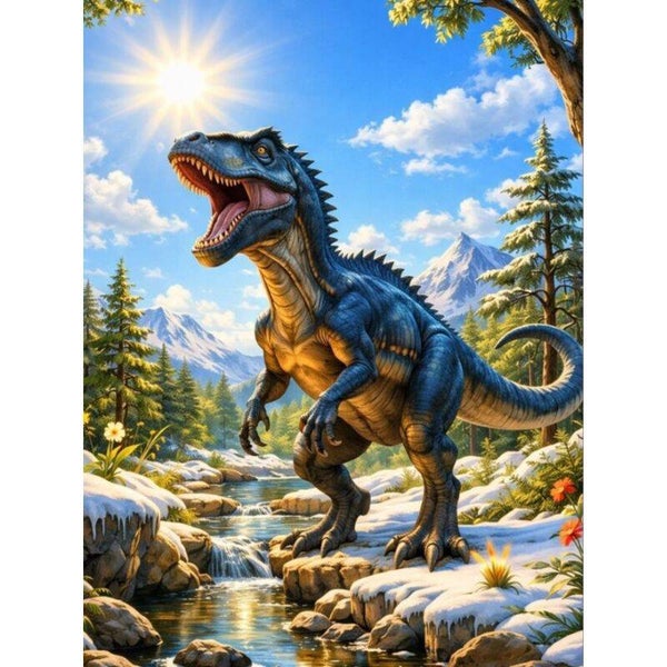 Diamond Painting Dinosaurier 2