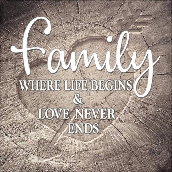 Diamond Painting Tekstbord Family 4