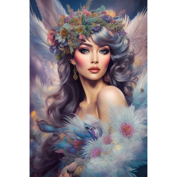 Diamond Painting Fantasie Vrouw 12