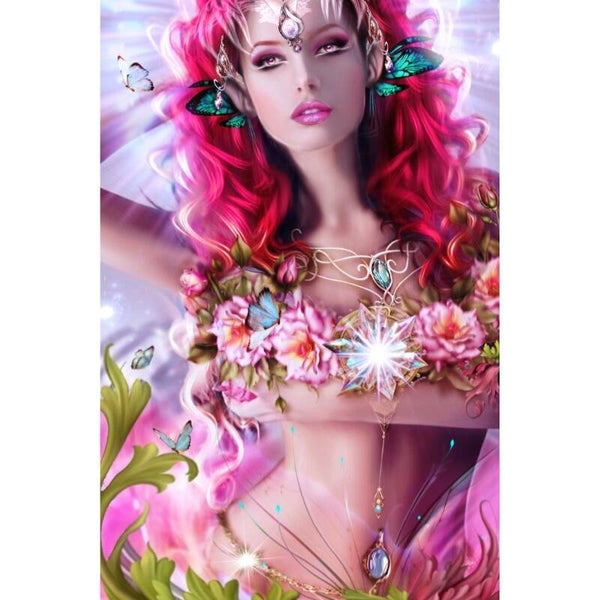 Diamond Painting Fantasie Vrouw 6