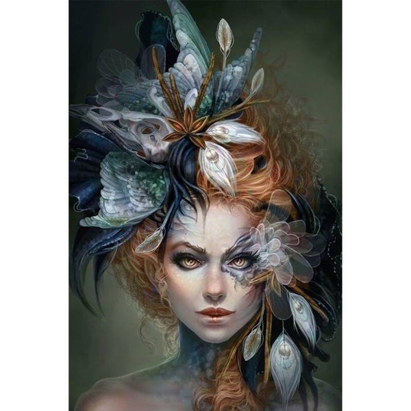 Diamond Painting Fantasie Vrouw 9