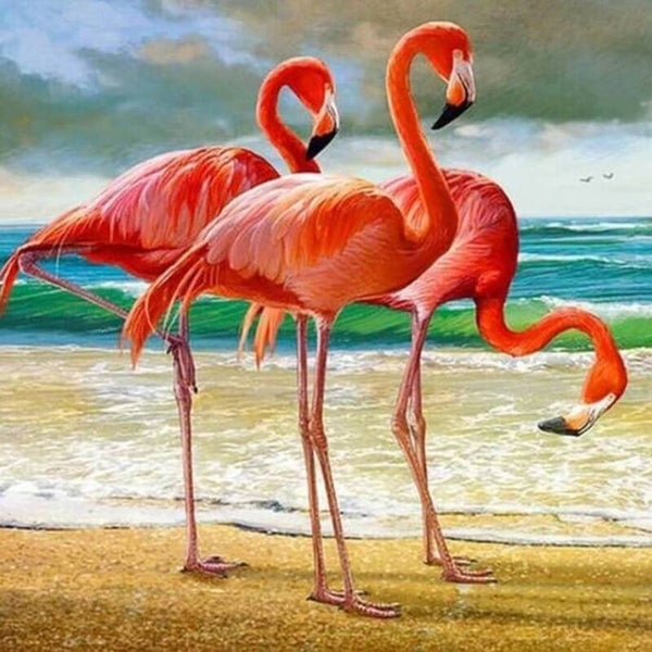 Diamond Painting Flamingo 1