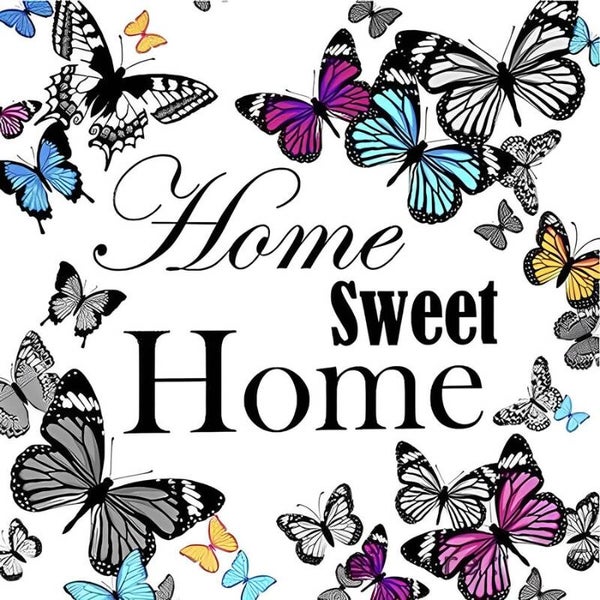 Diamond Painting Tekstbord Home Sweet Home 2