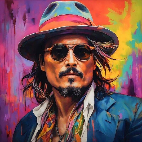 Diamond Painting Johnny Depp 2