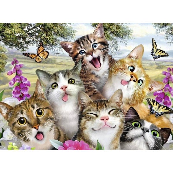Diamond Painting Katten 1