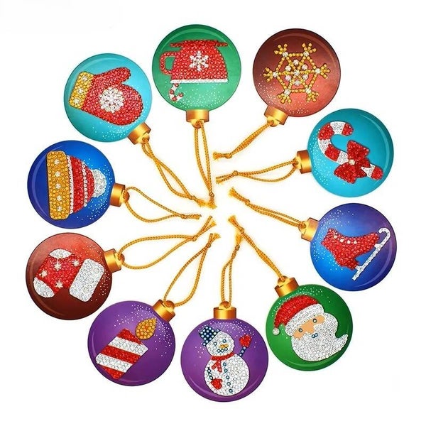 Diamond Painting Kerstboomhangers 2