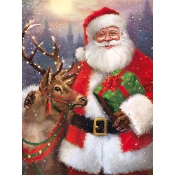 Diamond Painting Kerstman 7