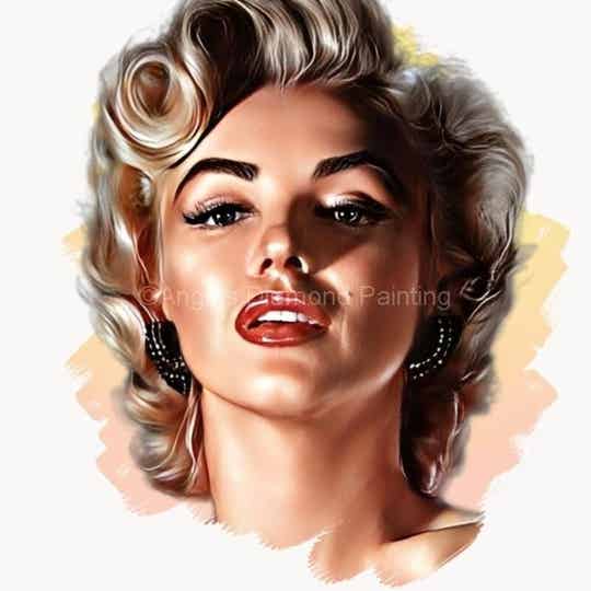 Diamond Painting Portret Marilyn Monroe 1