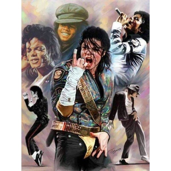 Diamond Painting Michael Jackson Collage 1