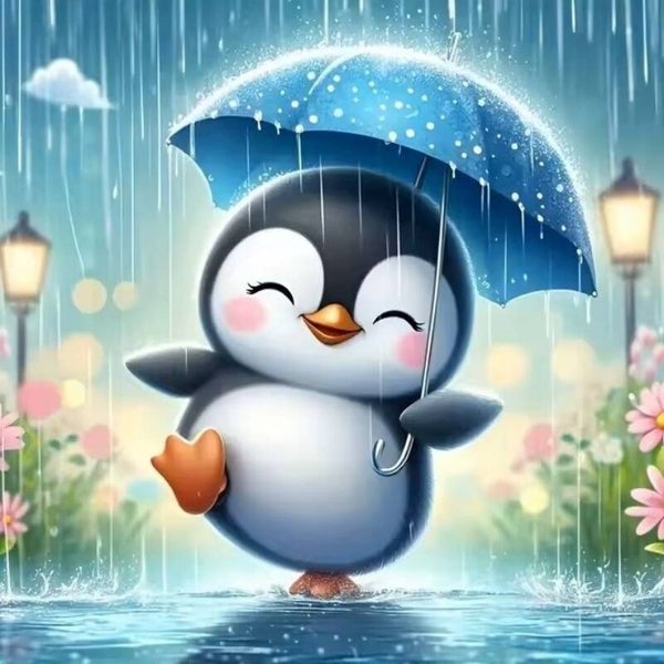 Diamond Painting Pinguin 1