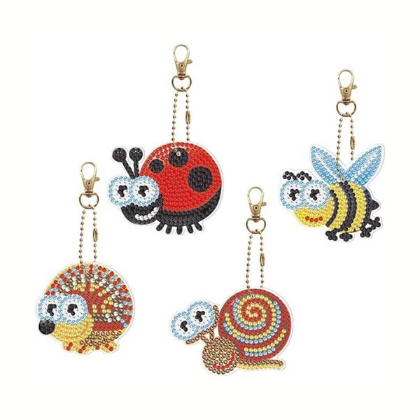 Diamond Painting Sleutelhangers Dieren 2