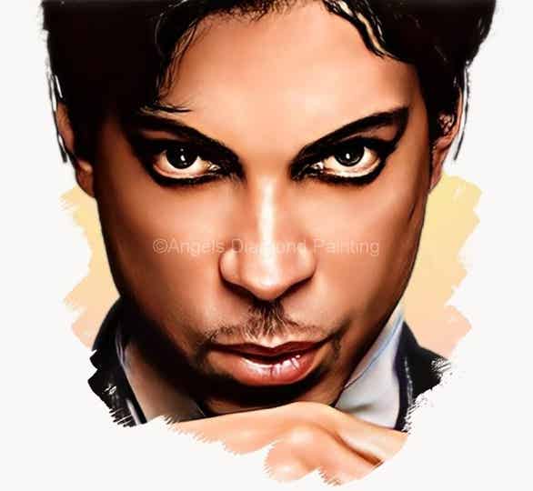 Diamond Painting Portret Prince 1