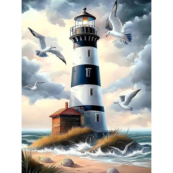 Diamond Painting Vuurtoren 1