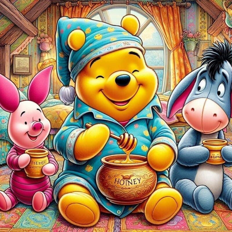 Diamond Painting Winnie de Pooh 8