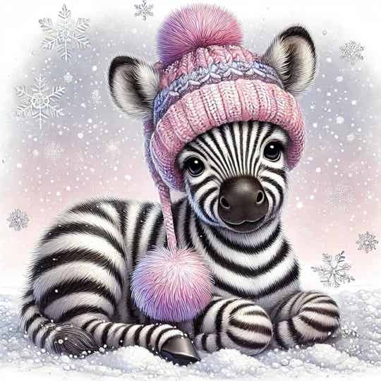 Diamond Painting Zebra 1