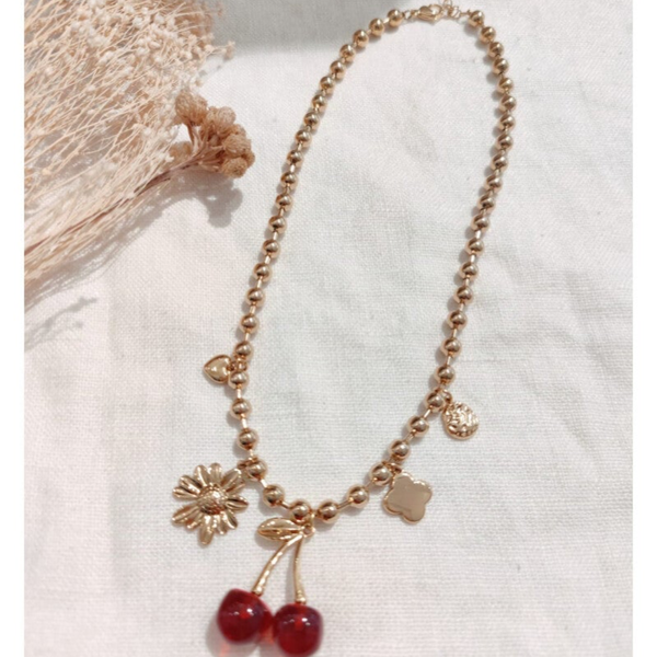 Bedelketting Cherry