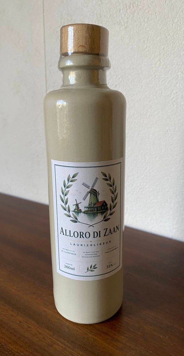Stenen flesje 200ml