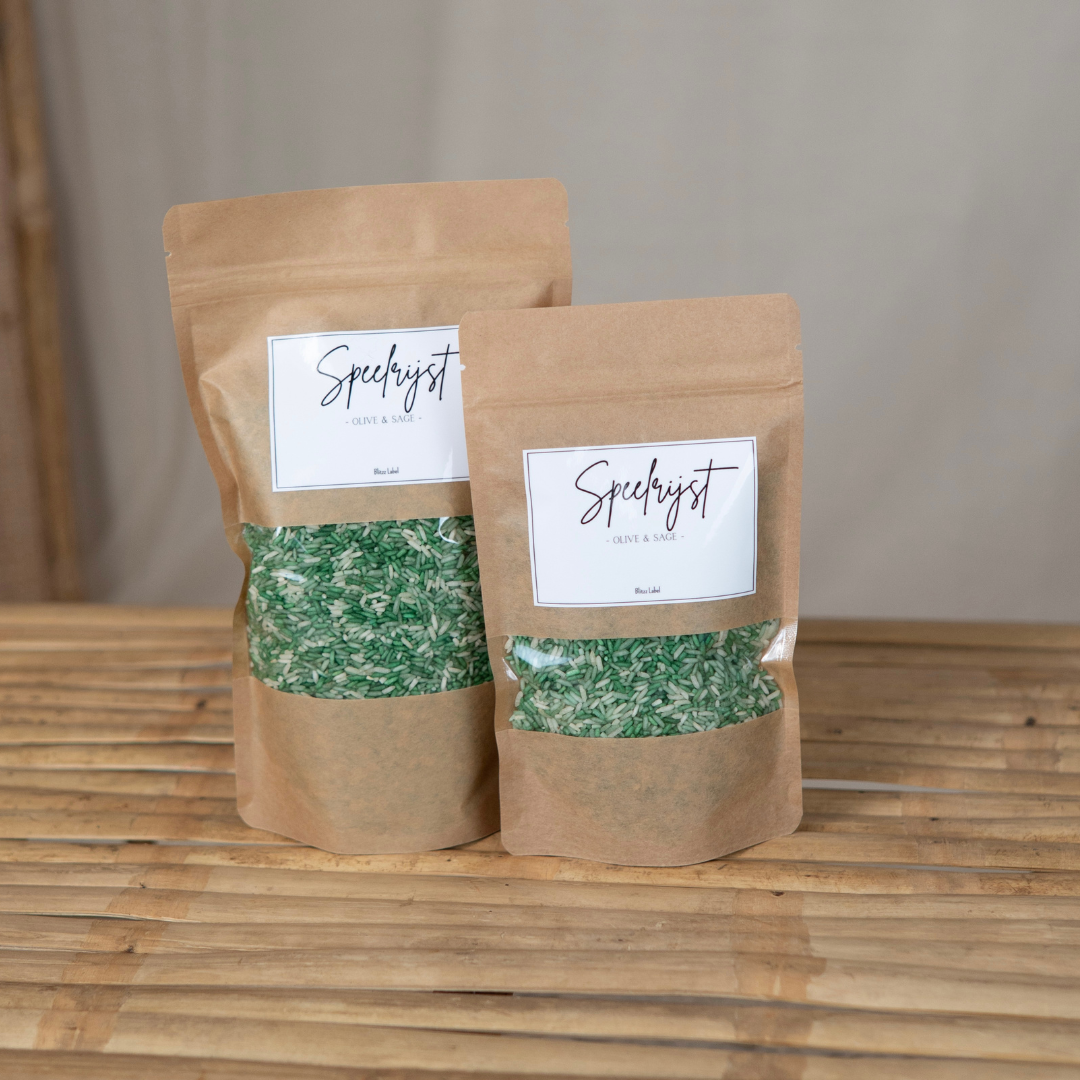 Speelrijst mix Olive-Sage
