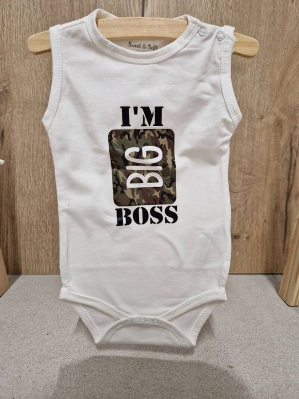 Romper "i'm big boss"