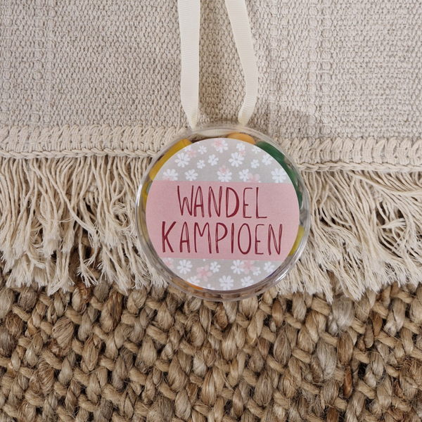 Wandelkampioen roze "snoep"