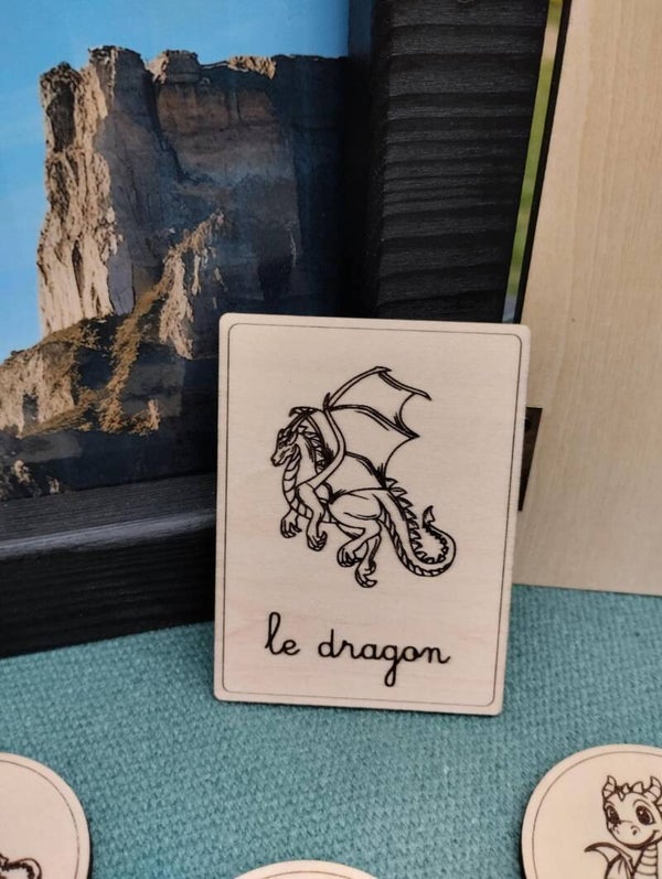 Nomenclatures bois thème Créatures fantastiques