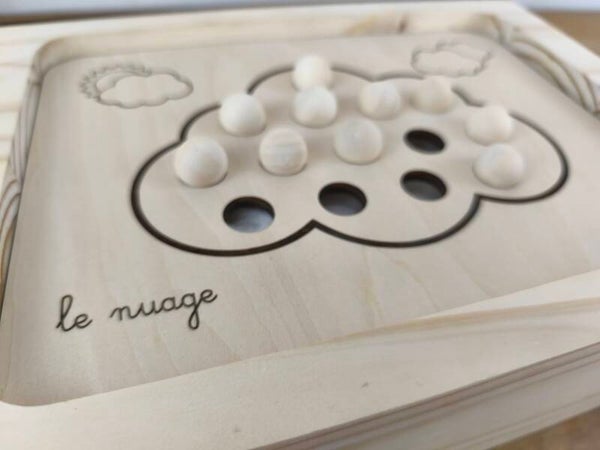 Tablette thème Nuage - correspondance terme à terme