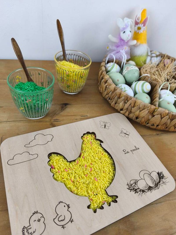 Tablette thème Poule