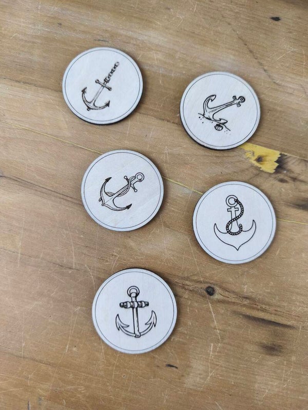 Jetons thème Pirates (enfantin) - Miniz