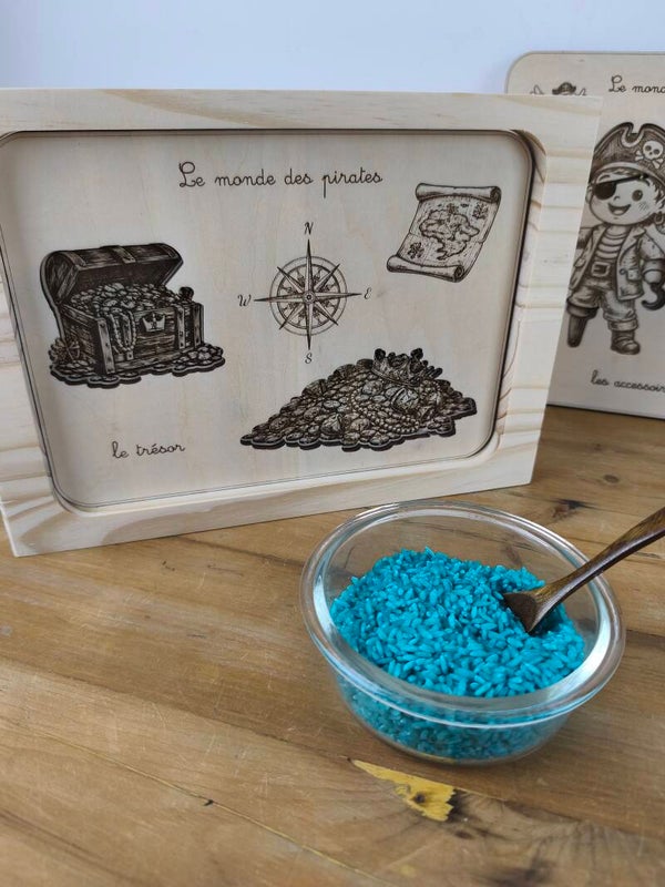 Tablette thème Pirates - Le trésor