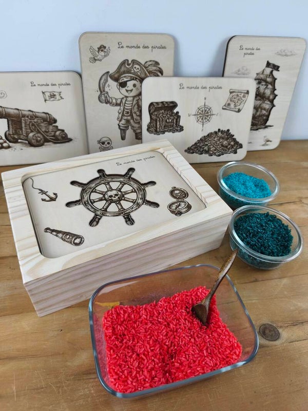 Tablette thème Pirates - Le gouvernail