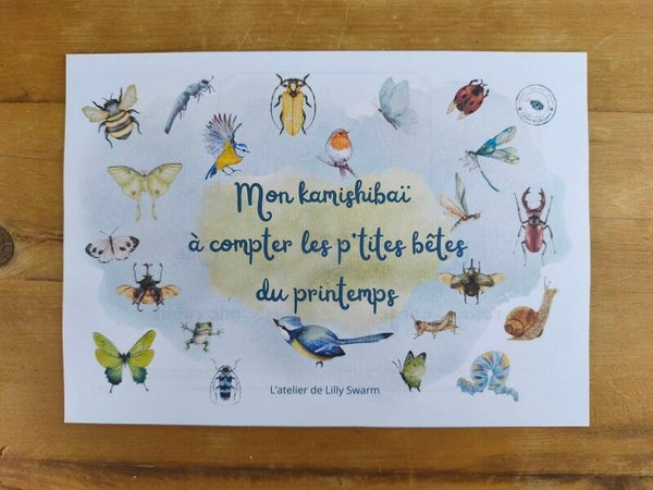Kamishibaï à compter - Thème P'tites bêtes du printemps