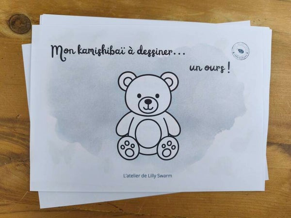 Mon kamishibaï à dessiner ... Un ours!