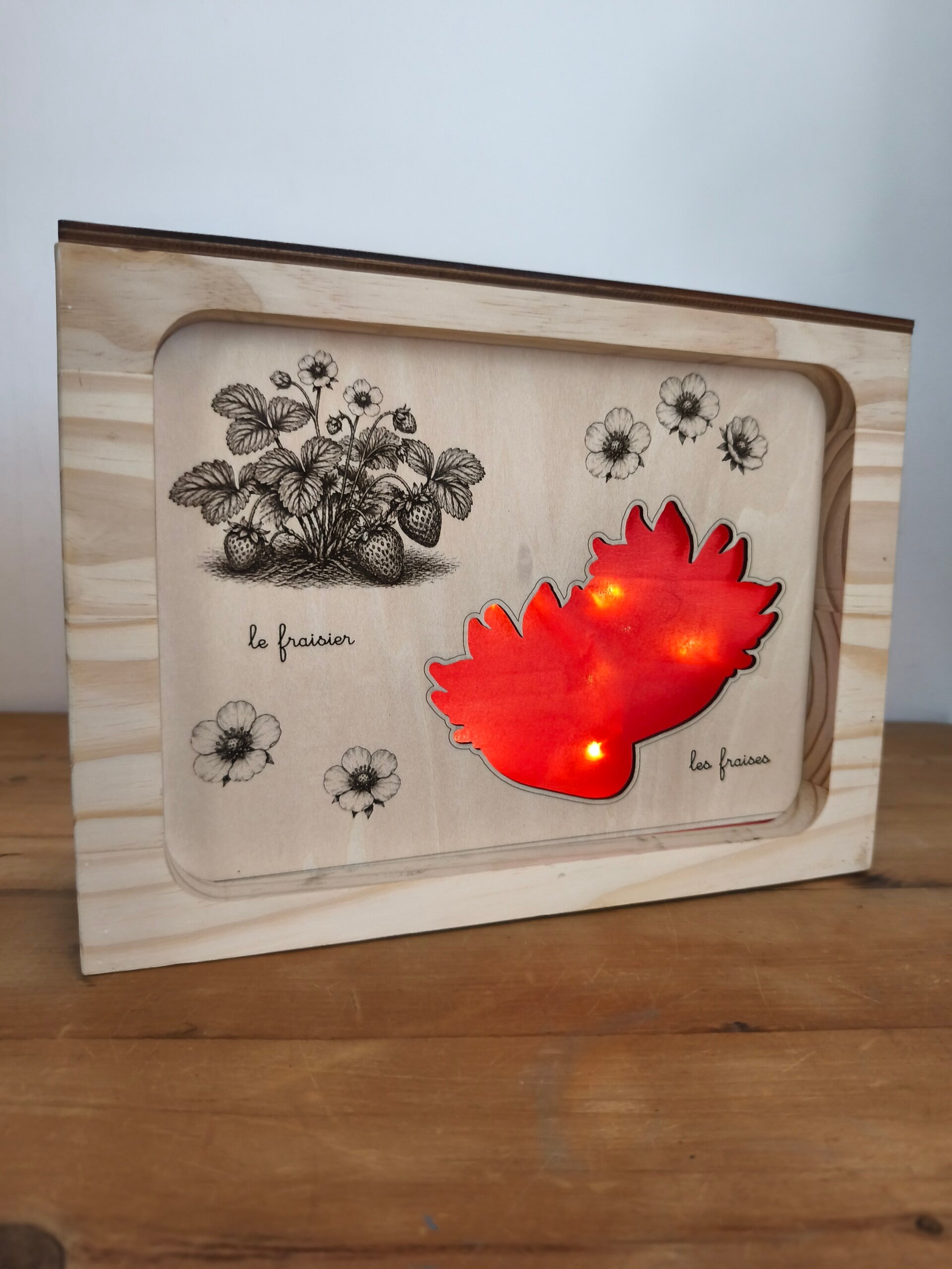 Fenêtre thème Fraise