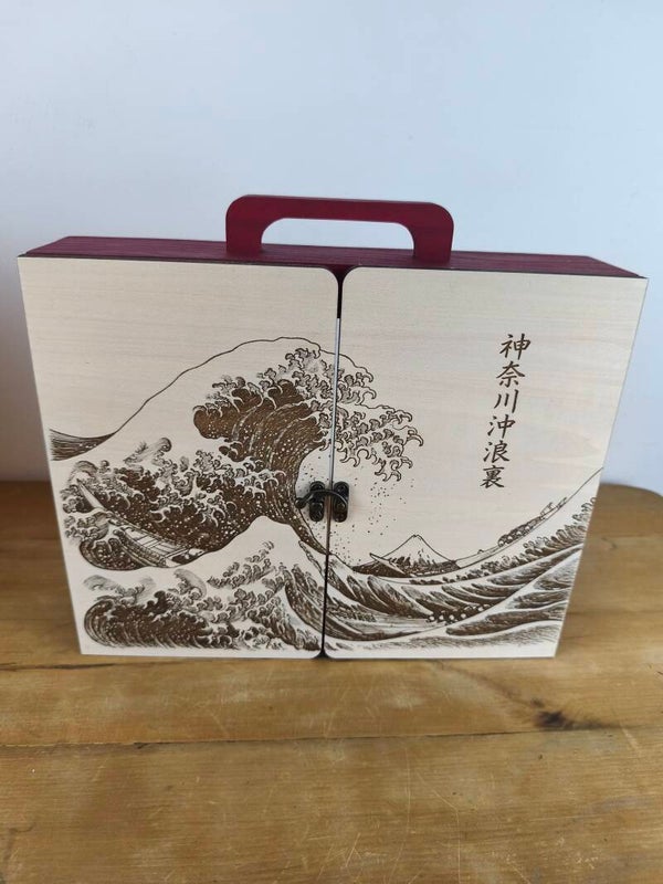 Butaï illustré A4 thème Arts La vague