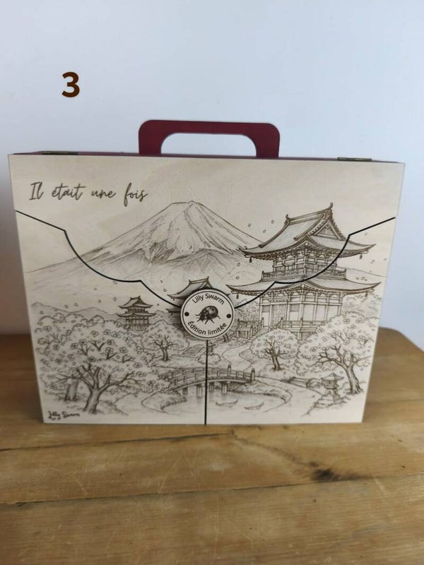 Butaï illustré A4 thème Asiatique 3