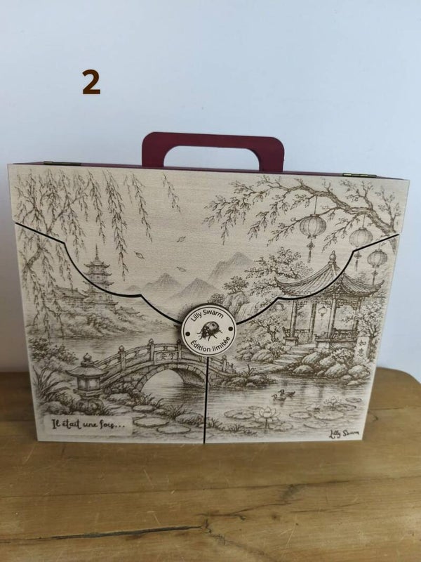 Butaï illustré A4 thème Asiatique 2