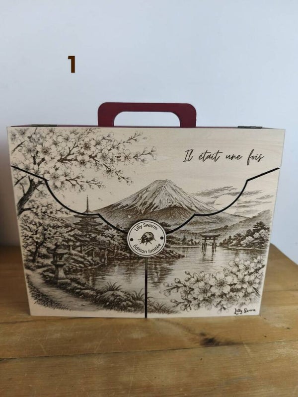 Butaï illustré A4 thème Asiatique 1