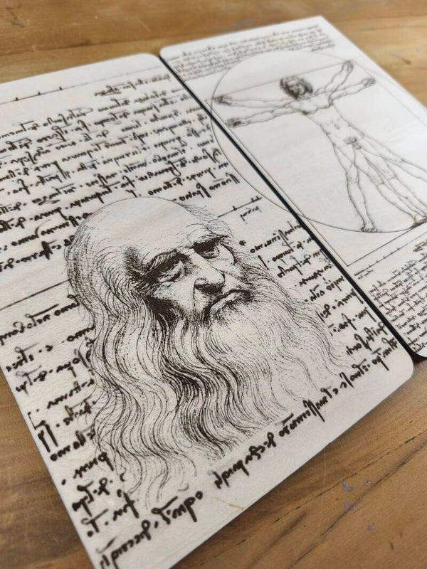 Butaï illustré A4 thème Arts Léonard de Vinci